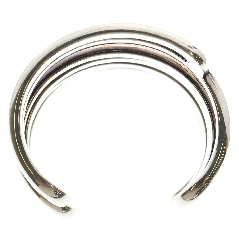 HERMES(エルメス) Wide Cuff Bangle ワイドカフバングル ブレスレット シルバー