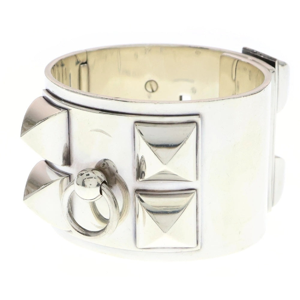 HERMES(エルメス) Collier de chien bangle コリエドシアン GM AD刻印 バングル ブレスレット シルバー