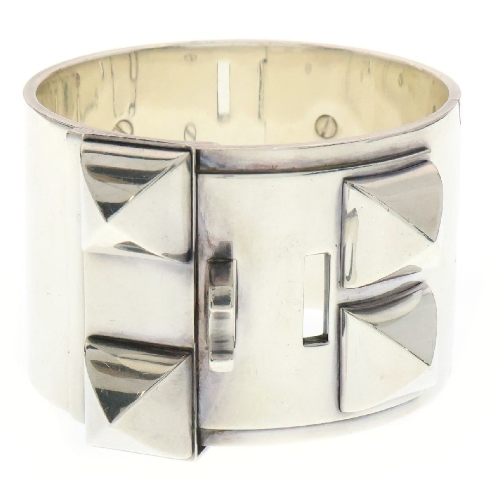 HERMES(エルメス) Collier de chien bangle コリエドシアン GM AD刻印 バングル ブレスレット シルバー