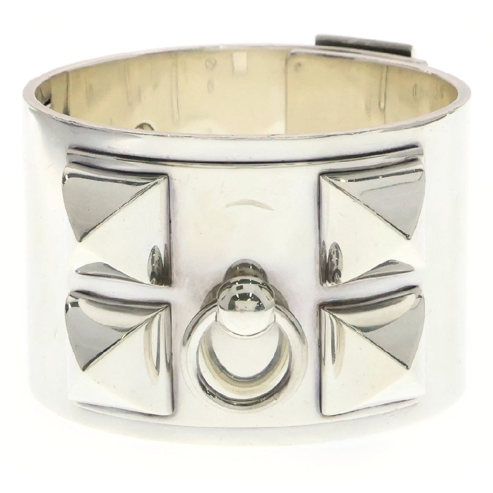 HERMES(エルメス) Collier de chien bangle コリエドシアン GM AD刻印 バングル ブレスレット シルバー