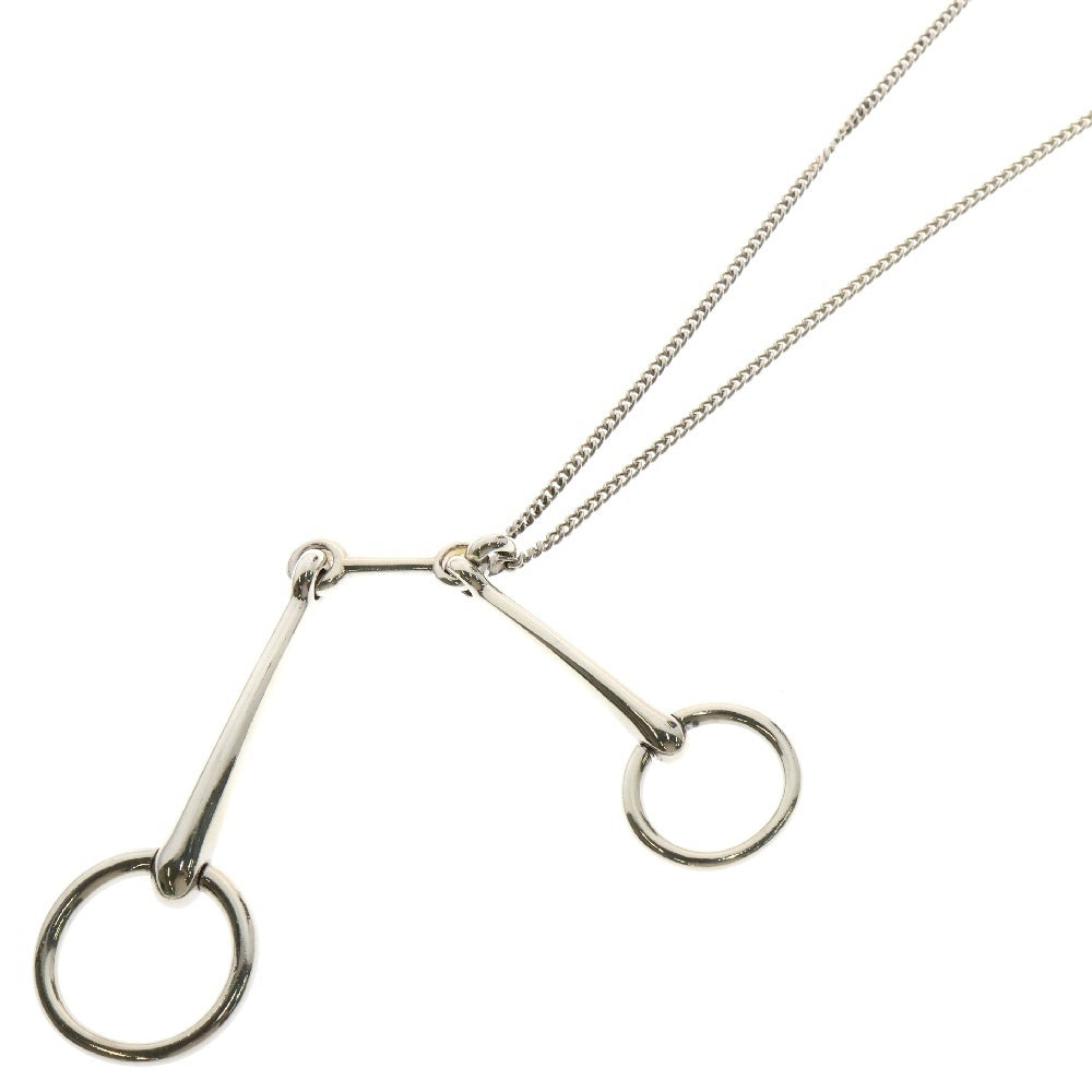 HERMES(エルメス) Horsebit Pendant Necklace ホースビット ペンダント ネックレス シルバー