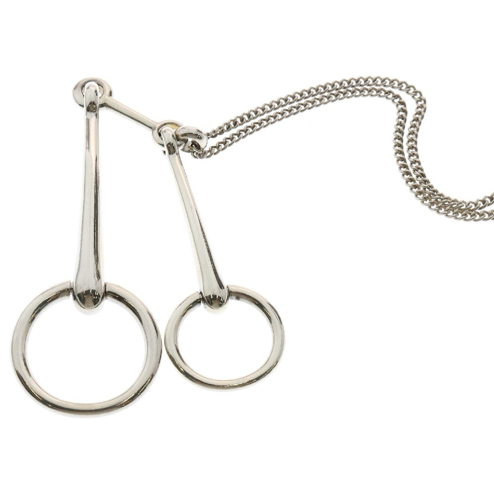 HERMES(エルメス) Horsebit Pendant Necklace ホースビット ペンダント ネックレス シルバー