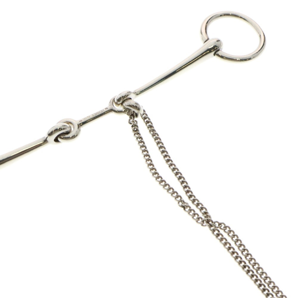 HERMES(エルメス) Horsebit Pendant Necklace ホースビット ペンダント ネックレス シルバー