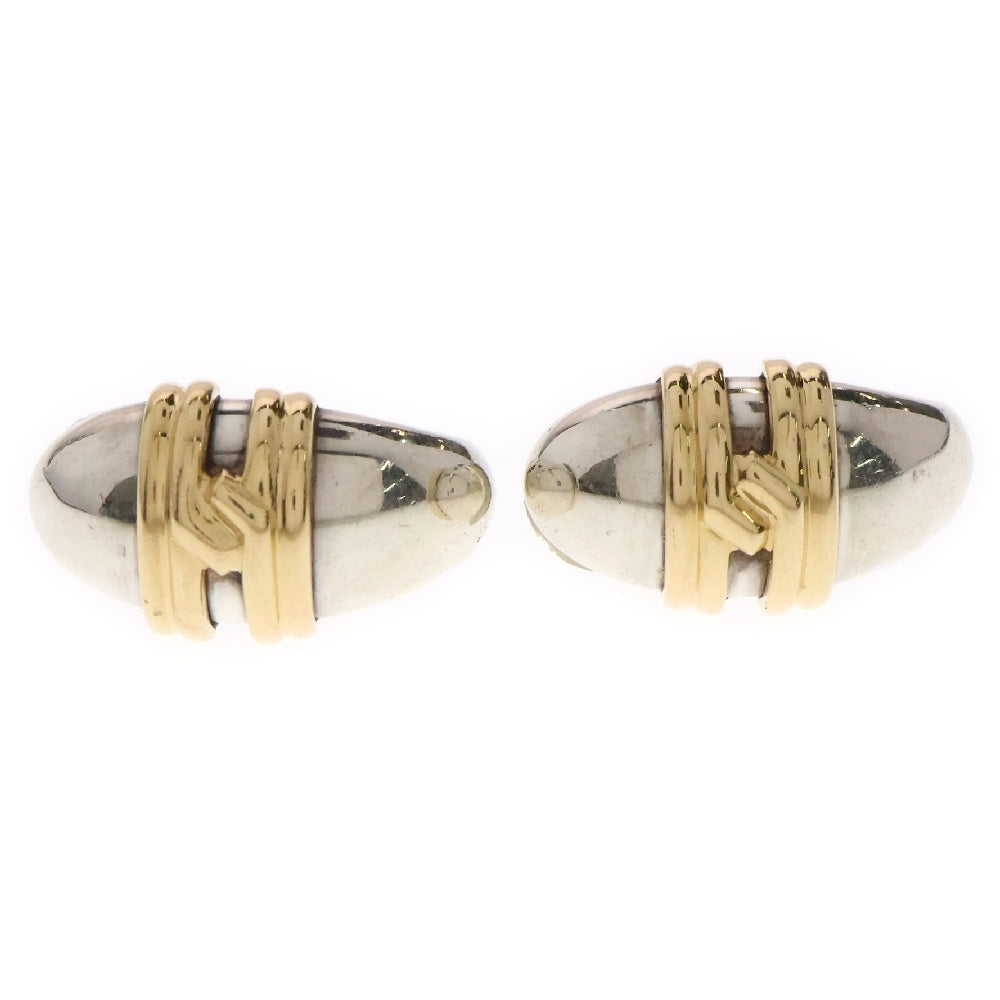 HERMES(エルメス) H Motif Earring ヴィンテージ Hモチーフ イヤリング コンビ 両耳 シルバー/ゴールド