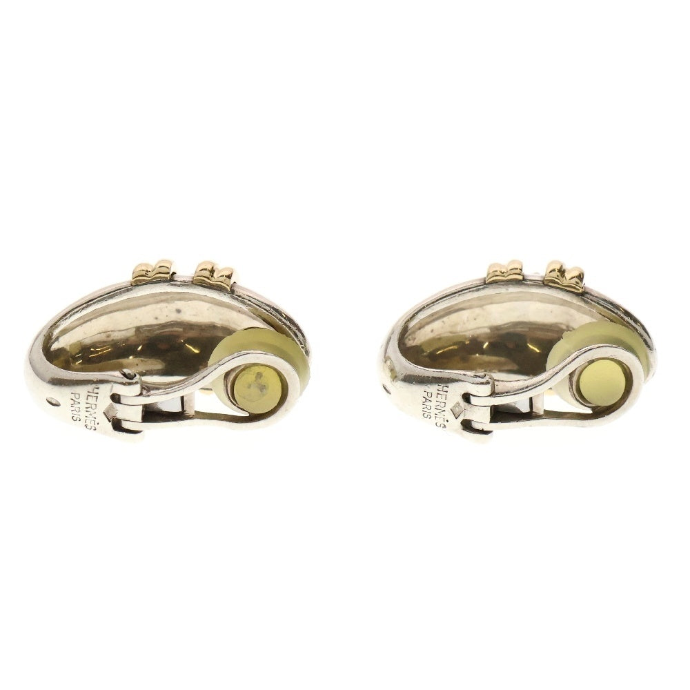 HERMES(エルメス) H Motif Earring ヴィンテージ Hモチーフ イヤリング コンビ 両耳 シルバー/ゴールド