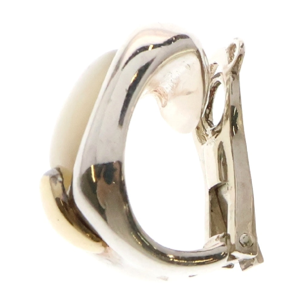 HERMES(エルメス) Moon Stone Earrings ヴィンテージ ムーンストーン イヤリング 両耳 シルバー/ホワイト/ゴールド