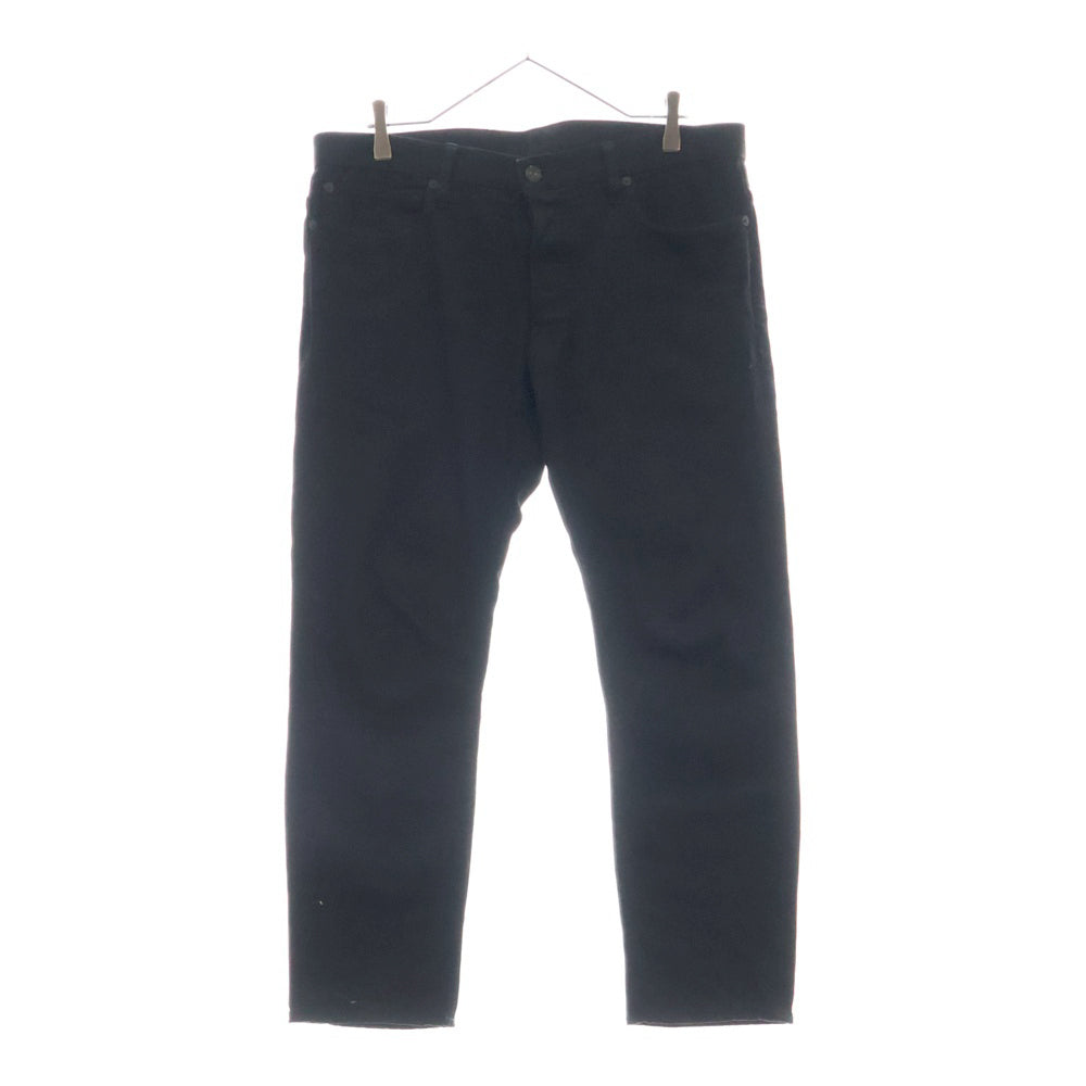 MINEDENIM(マインデニム) 107 S.Slim STR OWSスリムフィット スキニー デニムパンツ ブラック FPK107N-99-352-1