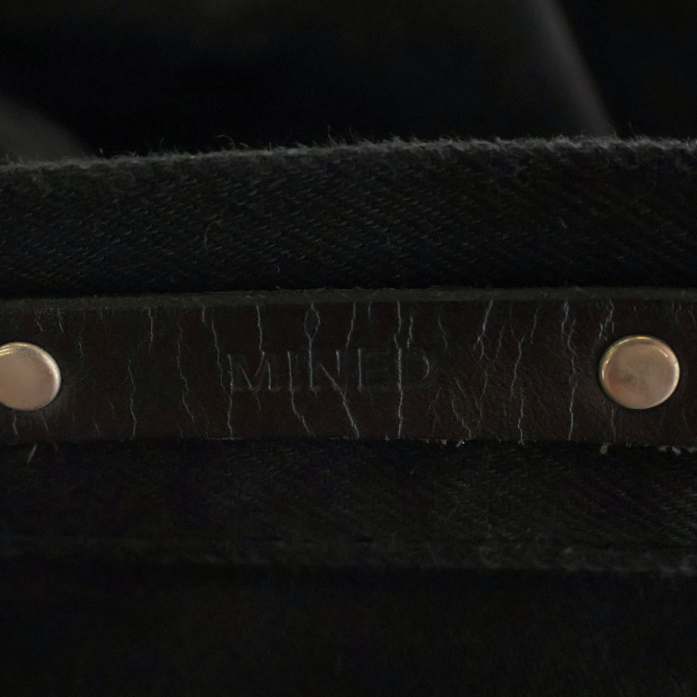 MINEDENIM(マインデニム) 107 S.Slim STR OWSスリムフィット スキニー デニムパンツ ブラック FPK107N-99-352-1