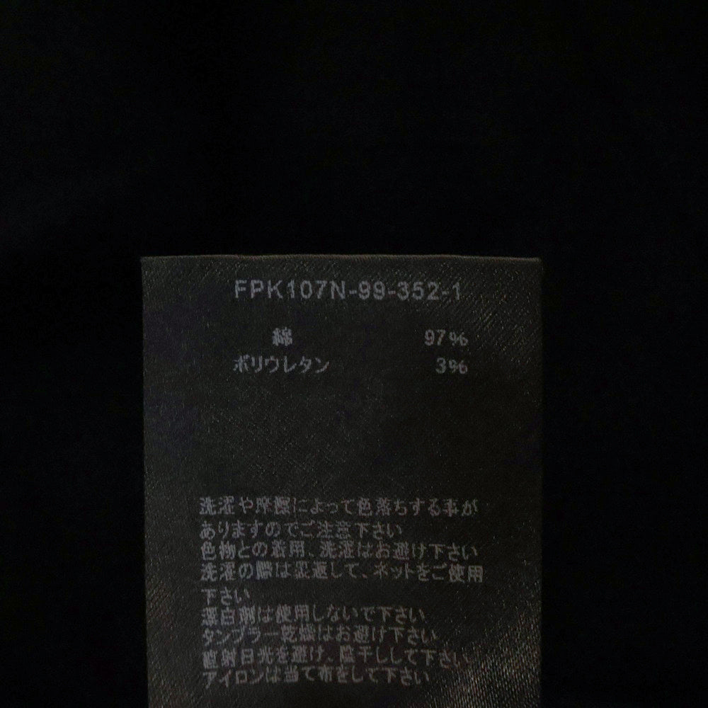 MINEDENIM(マインデニム) 107 S.Slim STR OWSスリムフィット スキニー デニムパンツ ブラック FPK107N-99-352-1