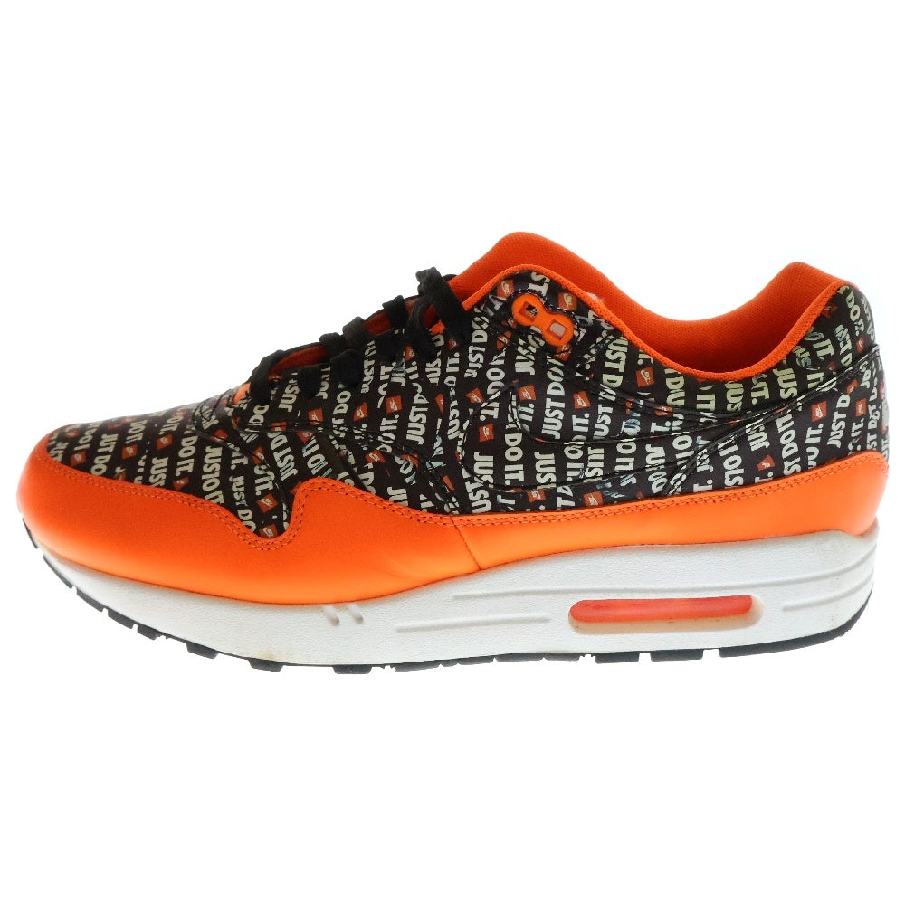 NIKE(ナイキ) AIR MAX 1 PREMIUM JUST DO IT PACK ORANGE エアマックス1 プレミアム ジャストドゥーイットパック オレンジ ローカットスニーカー US9.5/27.5cm 875844-008