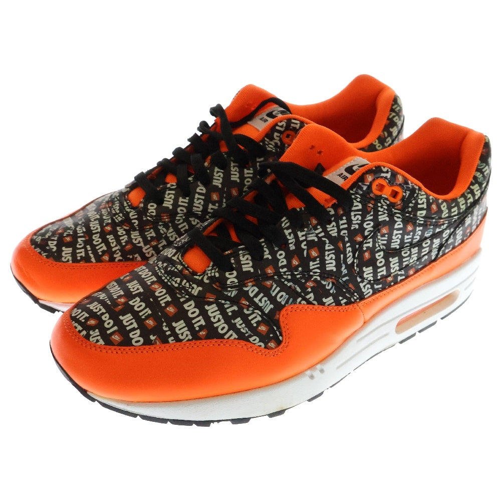 NIKE(ナイキ) AIR MAX 1 PREMIUM JUST DO IT PACK ORANGE エアマックス1 プレミアム ジャストドゥーイットパック オレンジ ローカットスニーカー US9.5/27.5cm 875844-008