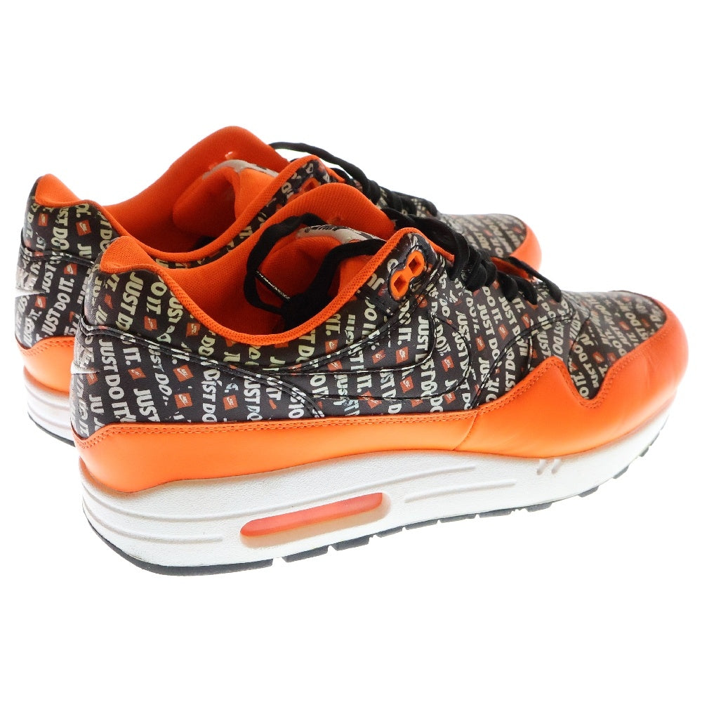 NIKE(ナイキ) AIR MAX 1 PREMIUM JUST DO IT PACK ORANGE エアマックス1 プレミアム ジャストドゥーイットパック オレンジ ローカットスニーカー US9.5/27.5cm 875844-008