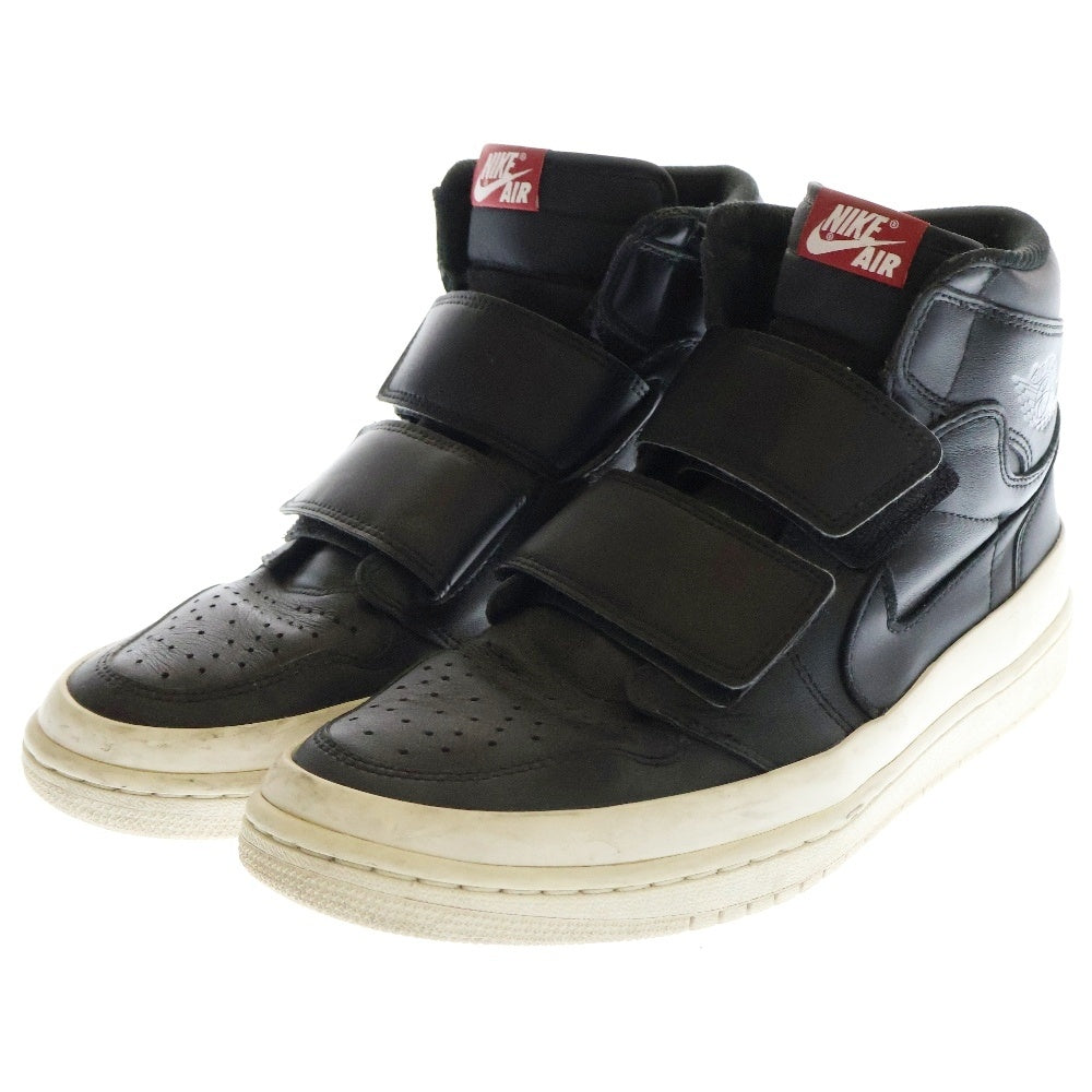 NIKE(ナイキ) AIR JORDAN 1 RETRO HIGH DOUBLE STRAP エアジョーダン1 レトロ ダブルストラップ ハイカットスニーカー ブラック US9.5/27.5cm AQ7924-001