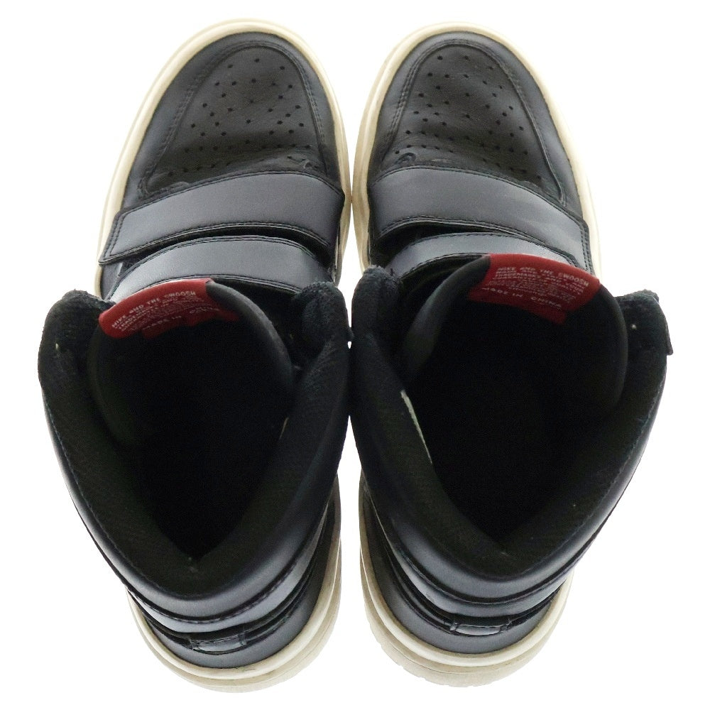 NIKE(ナイキ) AIR JORDAN 1 RETRO HIGH DOUBLE STRAP エアジョーダン1 レトロ ダブルストラップ ハイカットスニーカー ブラック US9.5/27.5cm AQ7924-001