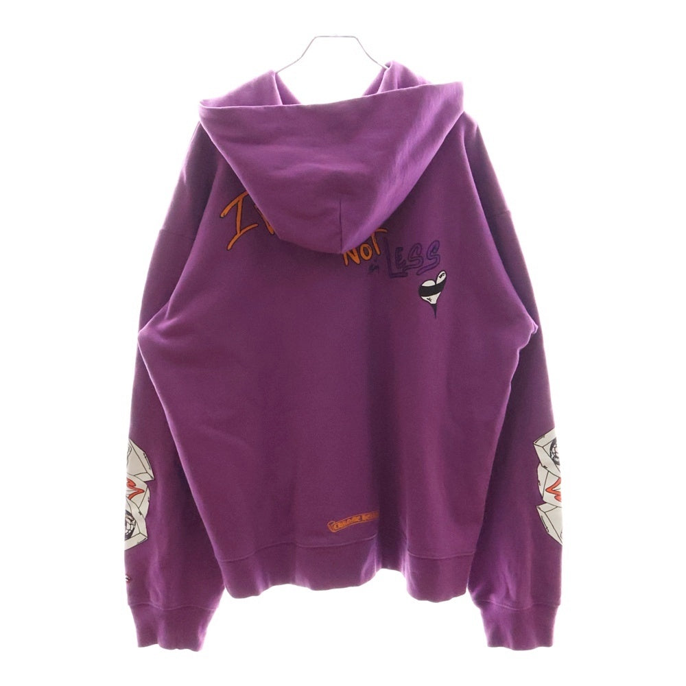 CHROME HEARTS(クロムハーツ) ×MATTY BOY PPO I WANT MORE NOT LESS AN THAT'S THAT HOODIE マッティボーイ フーディ プルオーバースウェットパーカー パープル