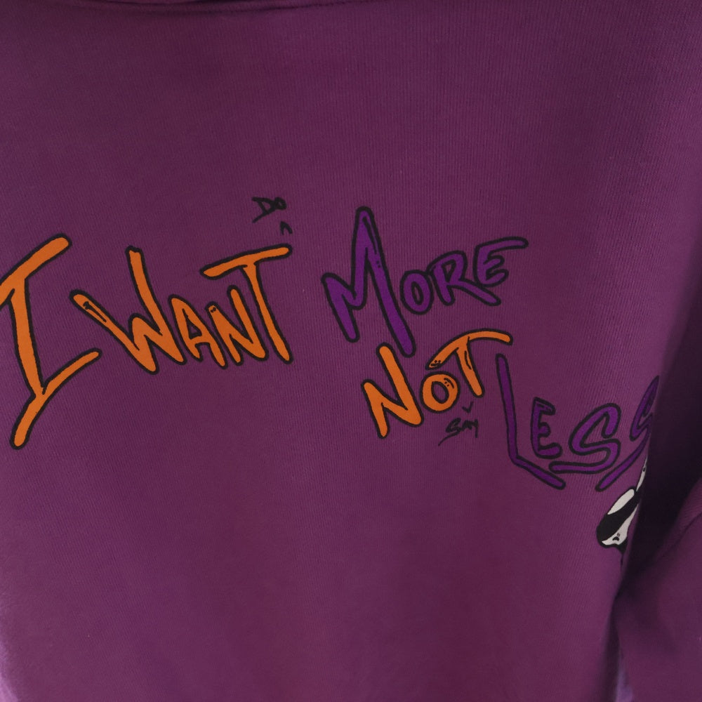 CHROME HEARTS(クロムハーツ) ×MATTY BOY PPO I WANT MORE NOT LESS AN THAT'S THAT HOODIE マッティボーイ フーディ プルオーバースウェットパーカー パープル