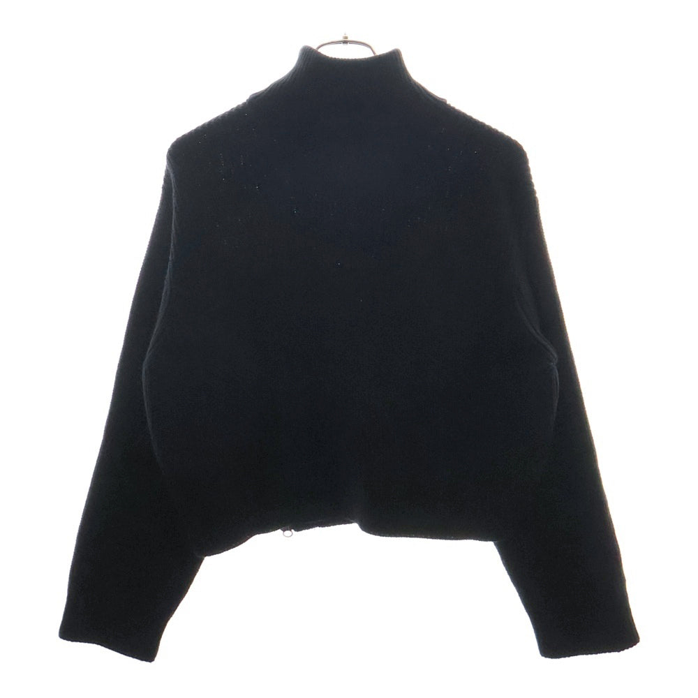 GOAT ESSENSE(ゴートエッセンス) DRIVERS KNIT ジップアップドライバーズニット ブラック GE0011