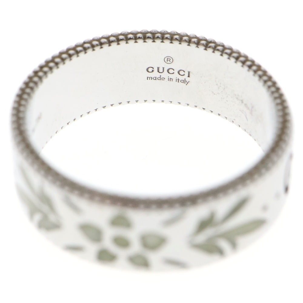 GUCCI(グッチ) アイコン ブロッサム リング ホワイトゴールド K18WG