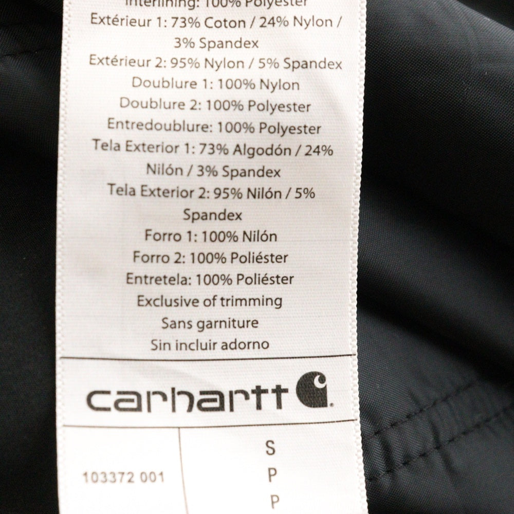CARHARTT(カーハート) Full Swing Relaxed Fit Ripstop Insulated Jacket フルスイング スチールジャケット ブラック 103372-001