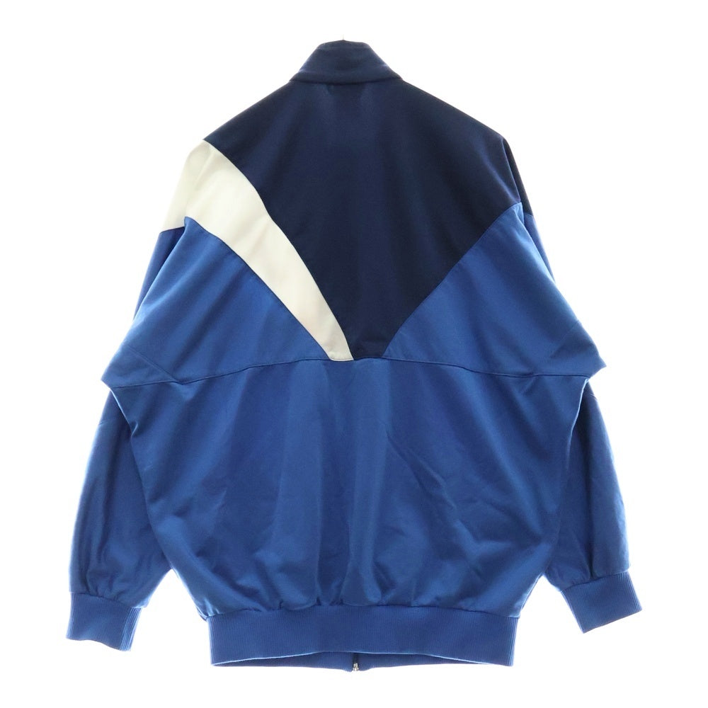 adidas(アディダス) 80S VINTAGE TRACK JACKET ヴィンテージ トリコロールラインロゴトラックジャケット ジップアップブルゾン ジャージ ネイビー
