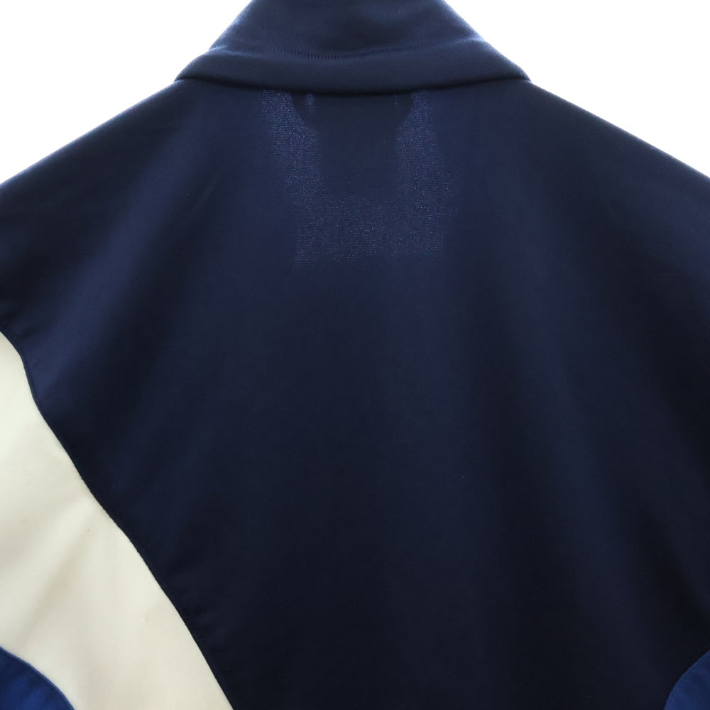 adidas(アディダス) 80S VINTAGE TRACK JACKET ヴィンテージ トリコロールラインロゴトラックジャケット ジップアップブルゾン ジャージ ネイビー