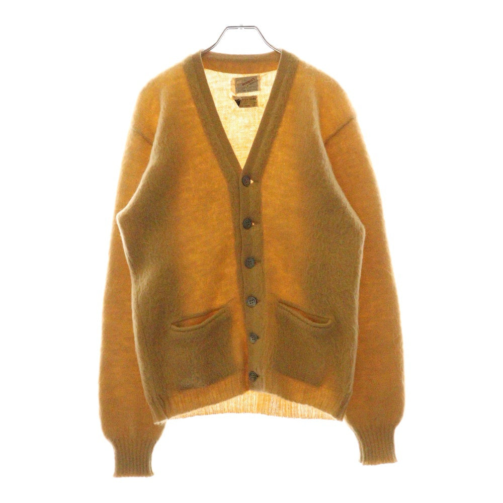 VINTAGE(ヴィンテージ) 60S VINTAGE LORD JEFF ヴィンテージ ロードジェフ 毛足長 モヘアニット カーディガン オレンジブラウン