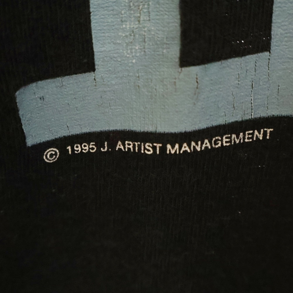 VINTAGE(ヴィンテージ) 90S VINTAGE NINE INCH NAILS 96-97 NOTHING ALL SPORT ヴィンテージ USA製 ナインインチネイルズ ナッシング 両面プリント クルーネック 半袖Tシャツ ブラック