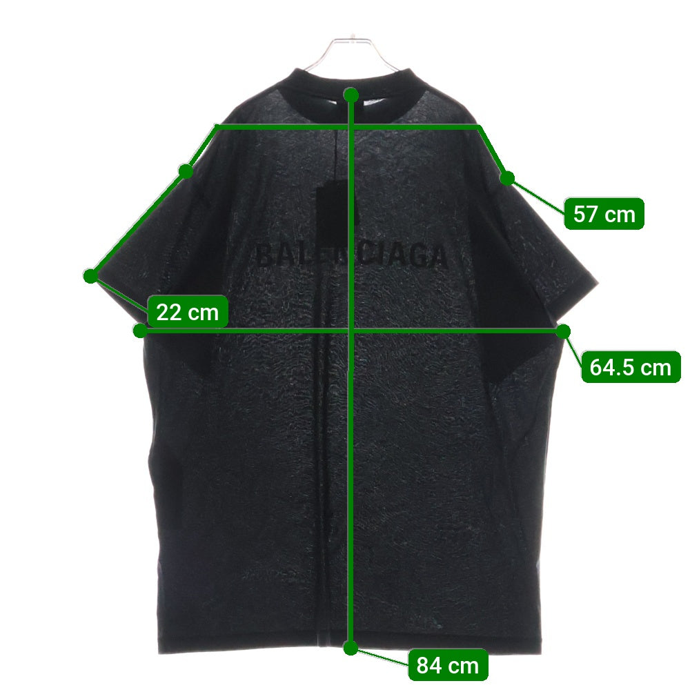 BALENCIAGA(バレンシアガ) Inside Out T-Shirt インサイドアウト 半袖Tシャツ カットソー ブラック 787358 TQVJ4