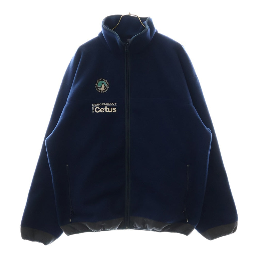 DESCENDANT(ディセンダント) 24AW DAVID FLEECE JACKET デビット フリースジャケット ネイビー 242ATDS-JKM01