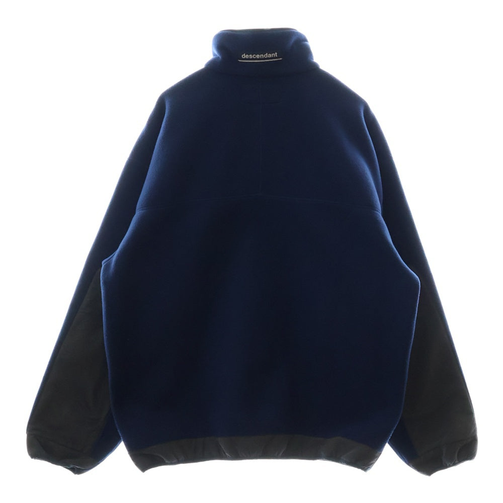 DESCENDANT(ディセンダント) 24AW DAVID FLEECE JACKET デビット フリースジャケット ネイビー 242ATDS-JKM01