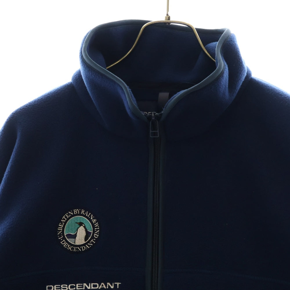 DESCENDANT(ディセンダント) 24AW DAVID FLEECE JACKET デビット フリースジャケット ネイビー 242ATDS-JKM01