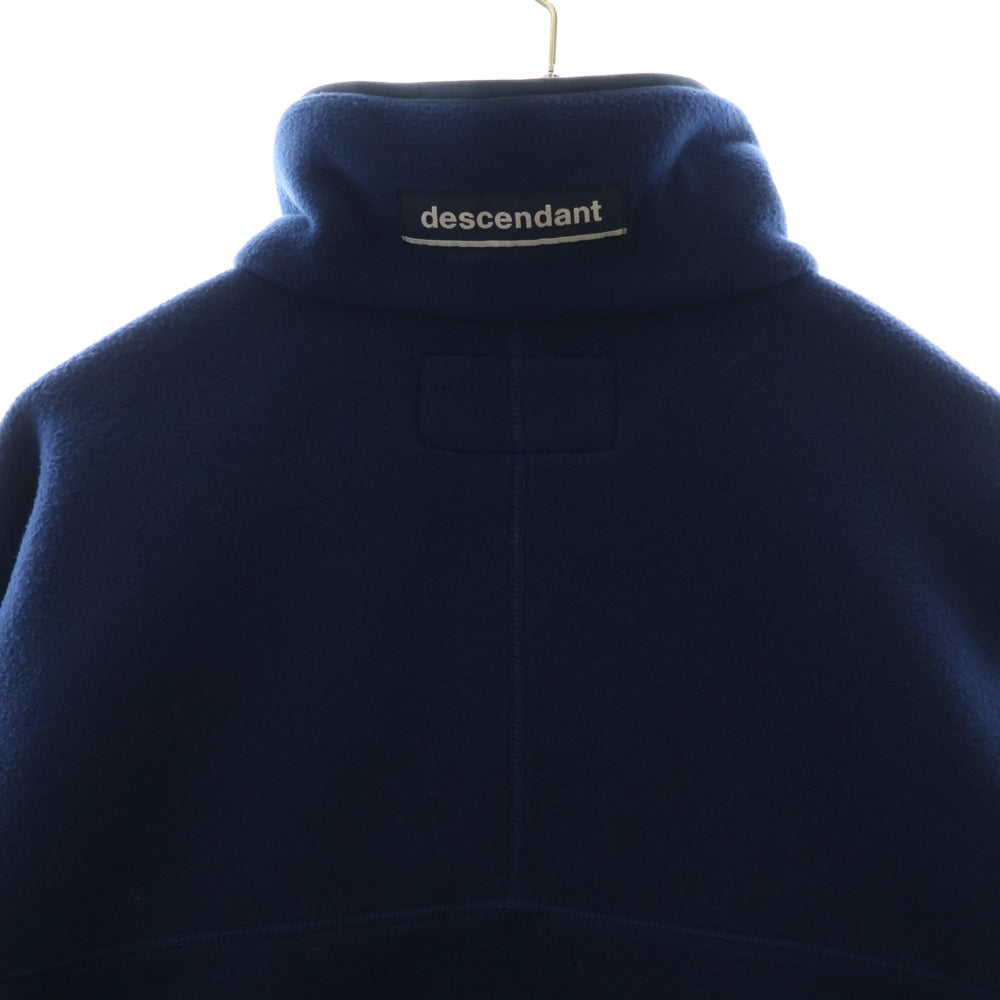DESCENDANT(ディセンダント) 24AW DAVID FLEECE JACKET デビット フリースジャケット ネイビー 242ATDS-JKM01