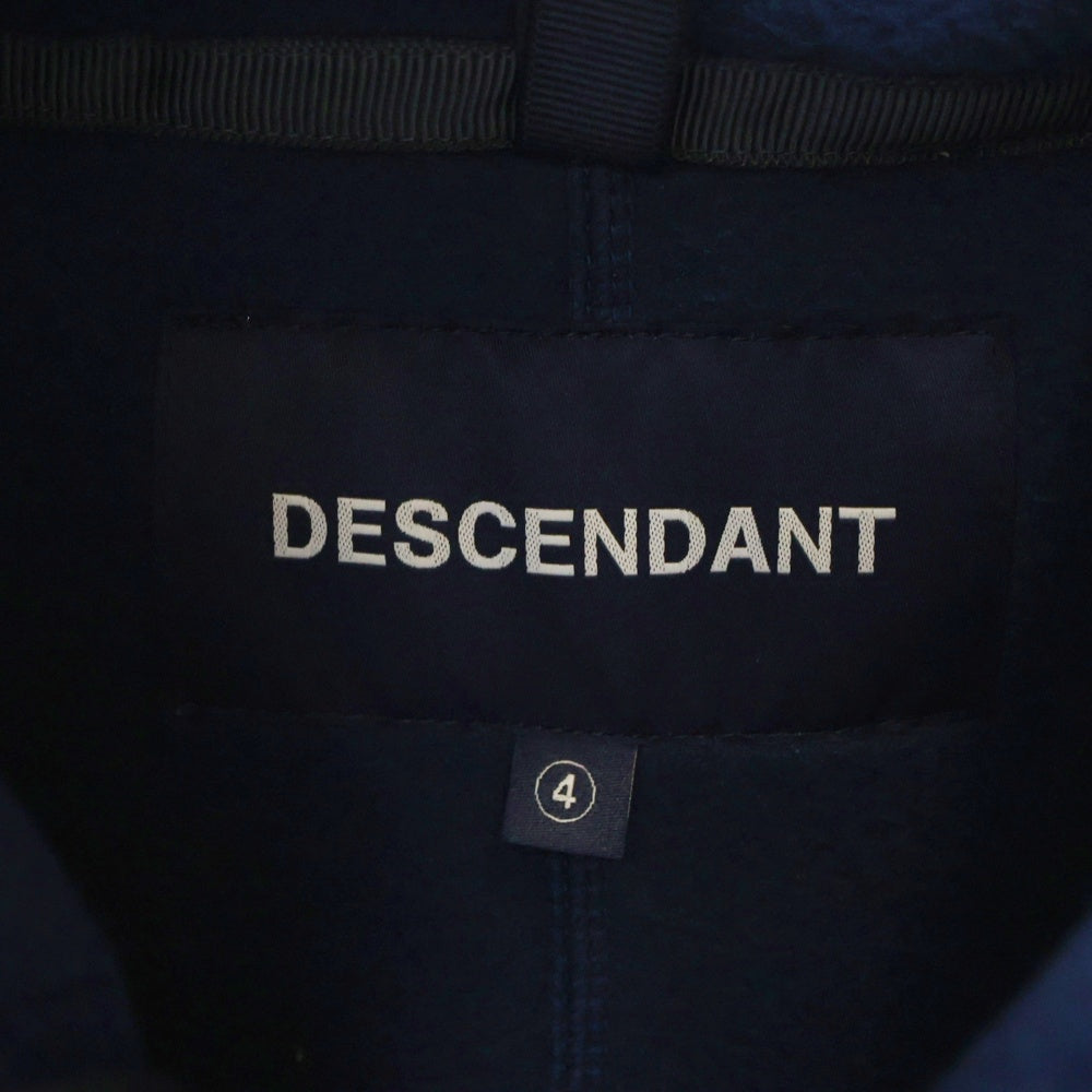 DESCENDANT(ディセンダント) 24AW DAVID FLEECE JACKET デビット フリースジャケット ネイビー 242ATDS-JKM01