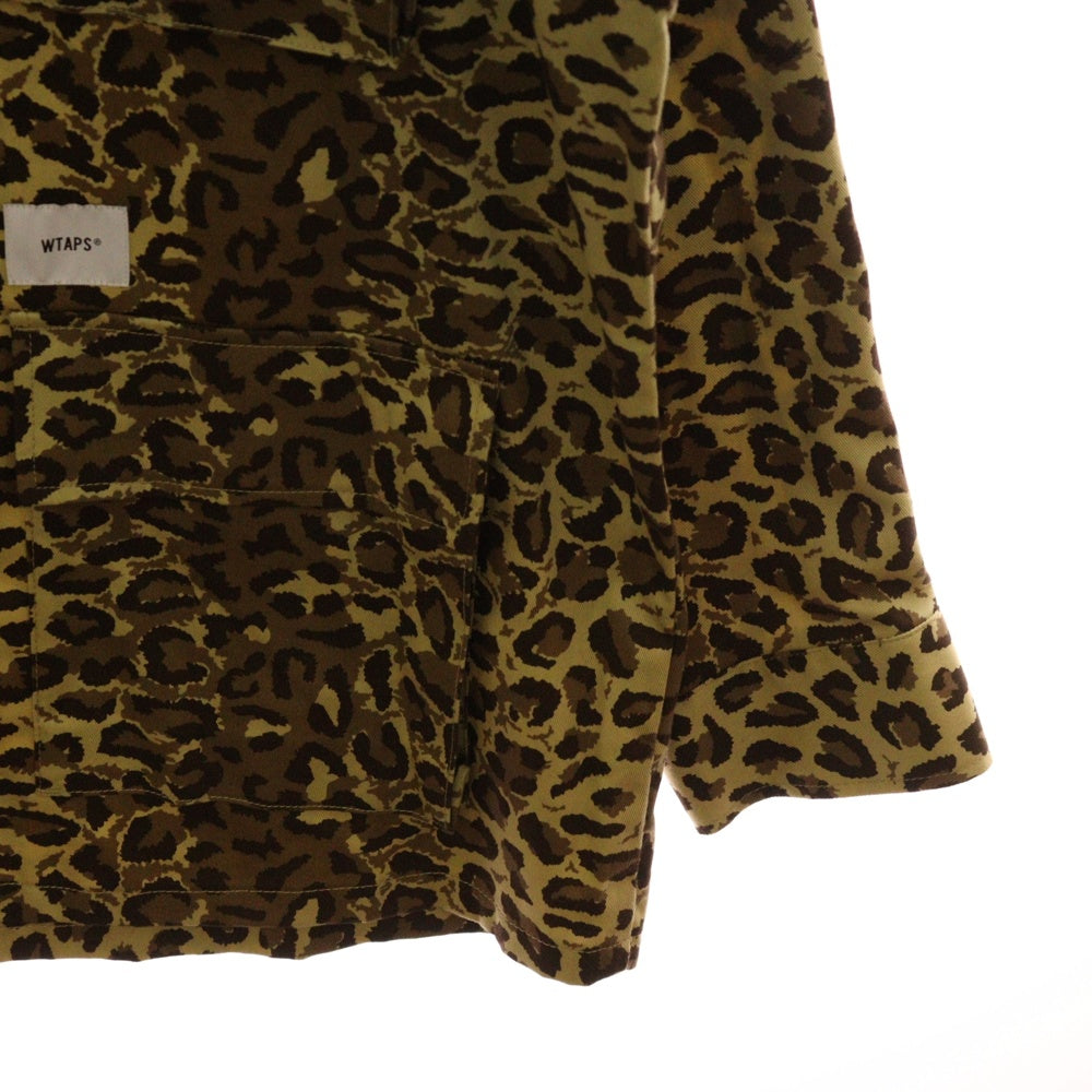WTAPS(ダブルタップス) 21SS JUNGLE 01 レオパードカモ ジャングル シャツジャケット カーキ 211WVDT-SHM02