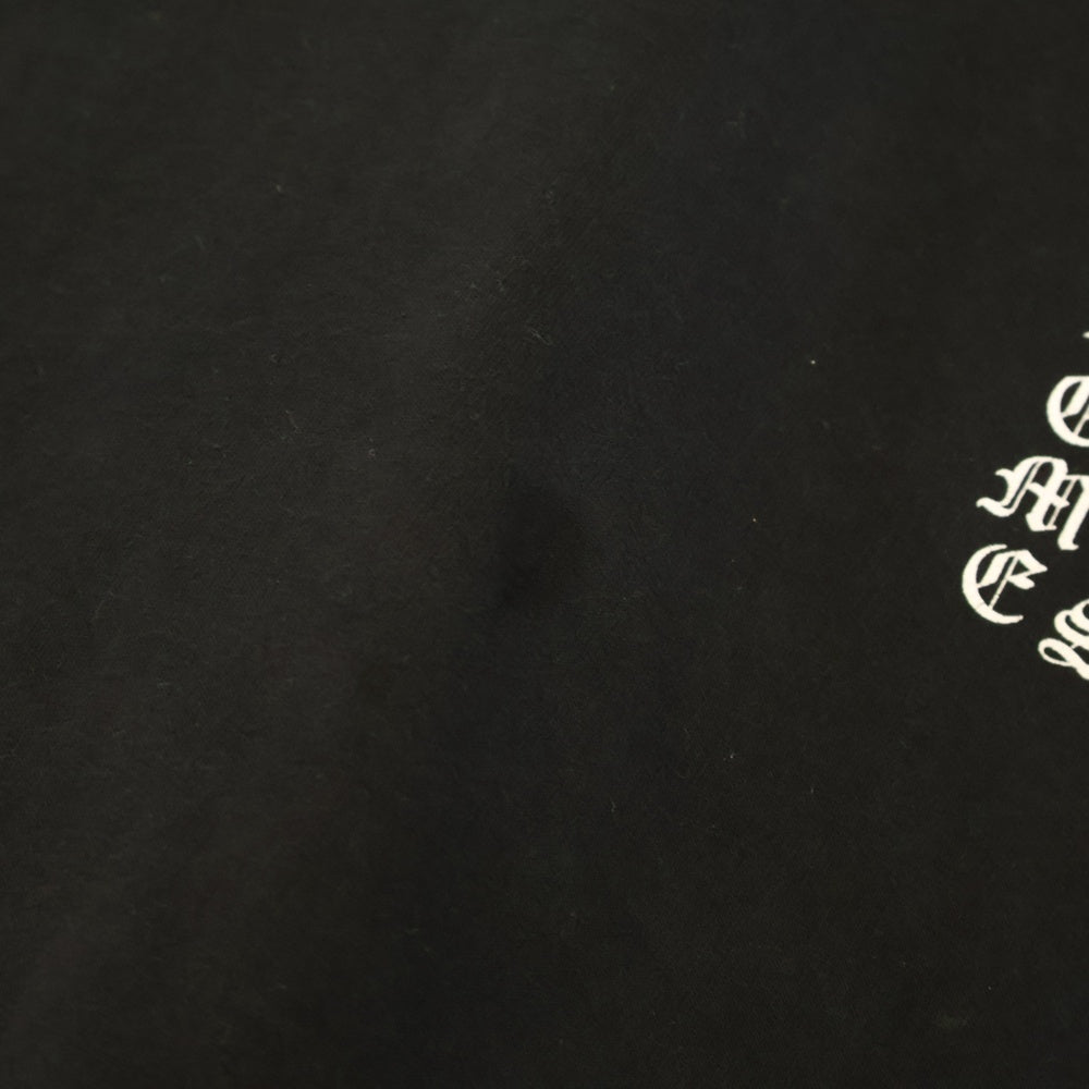 CHROME HEARTS(クロムハーツ) VERTICAL ARM LOGO HOODIE バーティカル アーム ロゴ フーディ プルオーバーパーカー ブラック