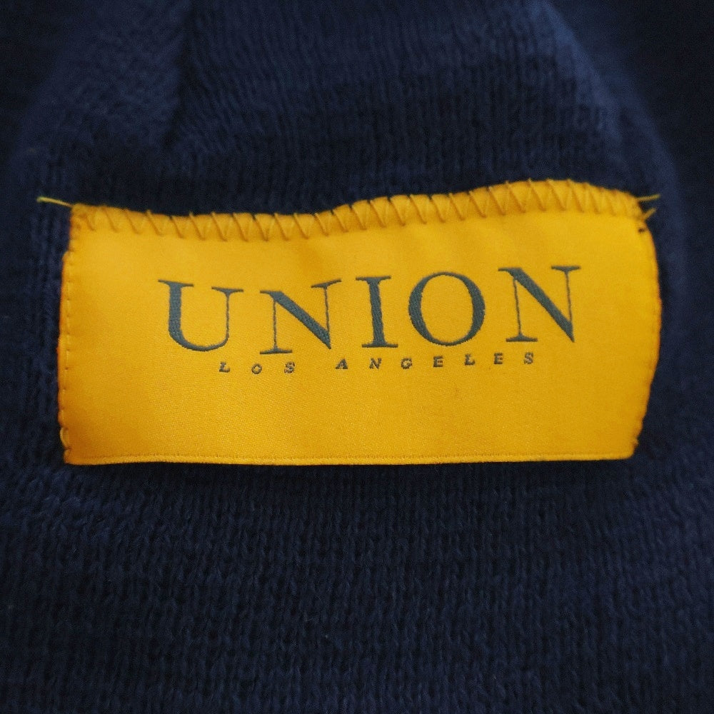 UNION(ユニオン) ロゴパッチ ビーニー ニットキャップ ネイビー