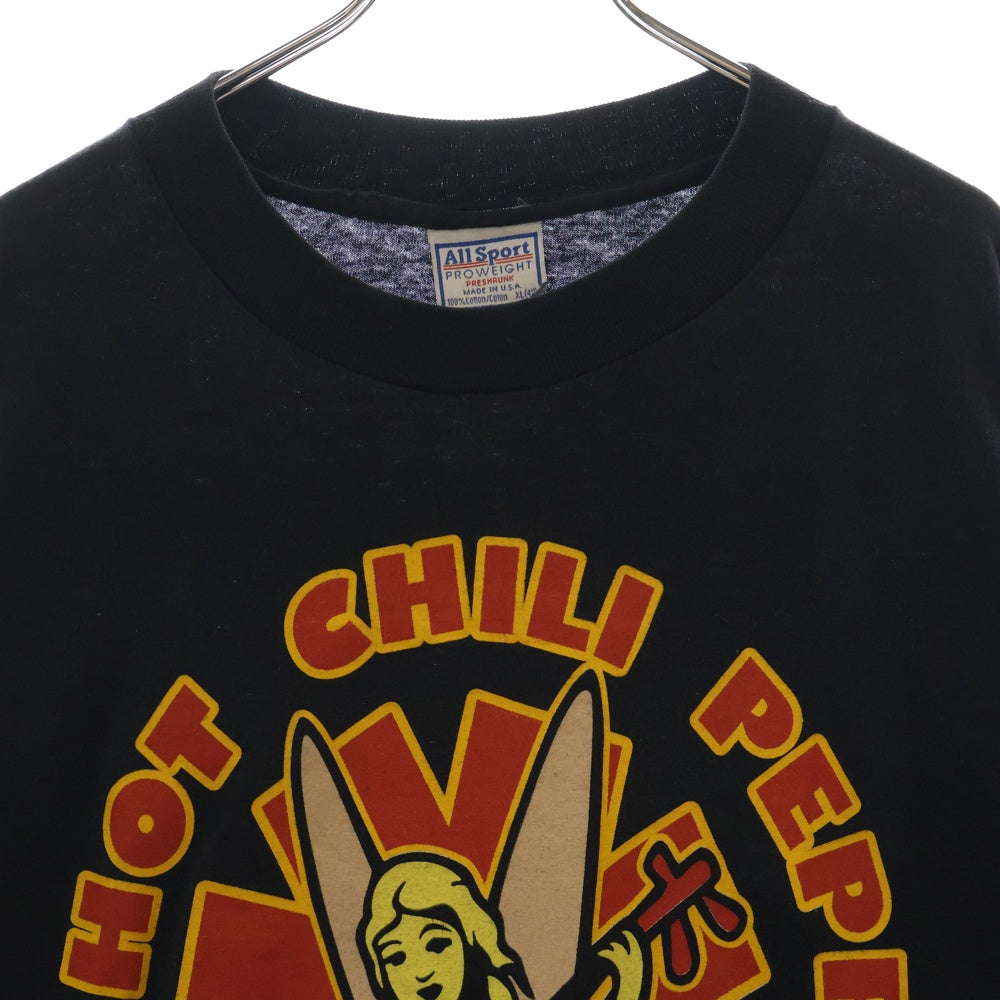 VINTAGE(ヴィンテージ) 90S VINTAGE RED HOT CHILI PEPPERS ONE HOT MINUTES 1996 WITH SILVERCHAIR レッドホットチリペッパーズ 長袖 プリントTシャツ カットソー ブラック