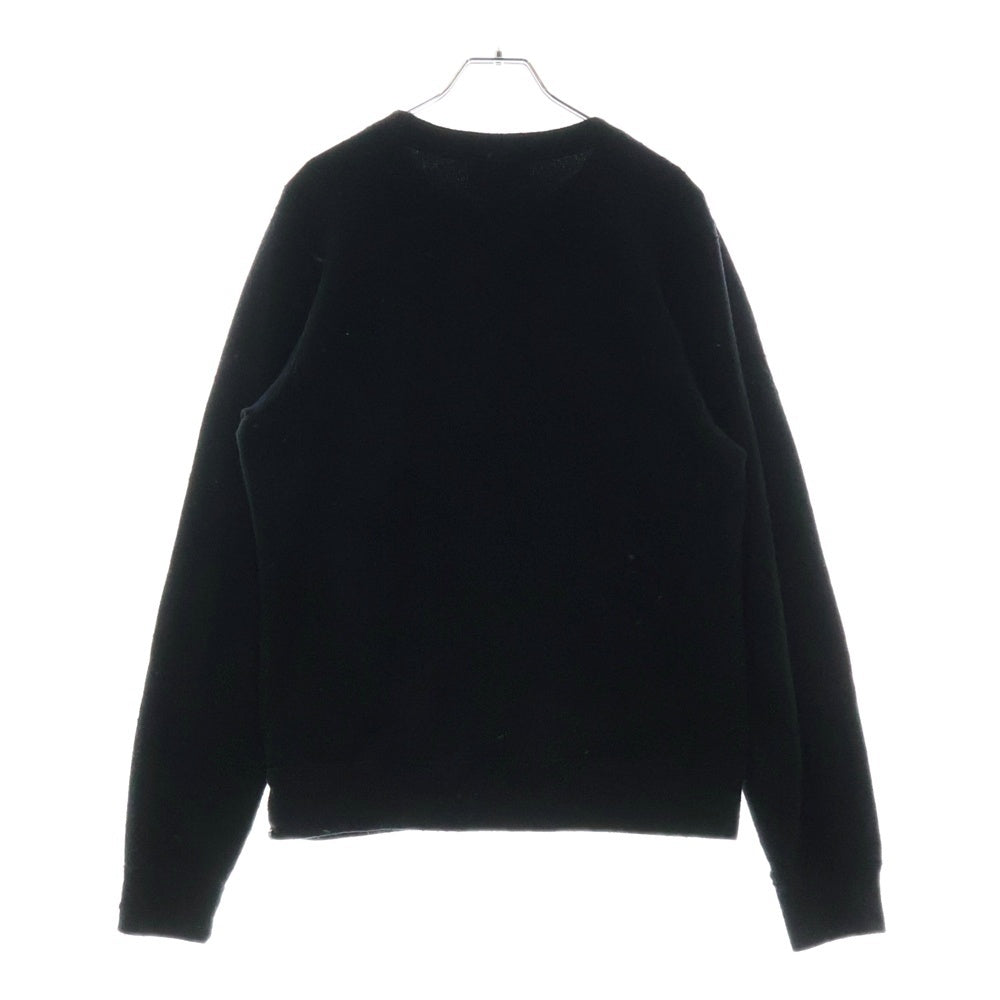 mastermind JAPAN(マスターマインドジャパン) ダメージ加工 スカルプリント サイドポケット クルーネック スウェット トレーナー ブラック MB2-SW27-017