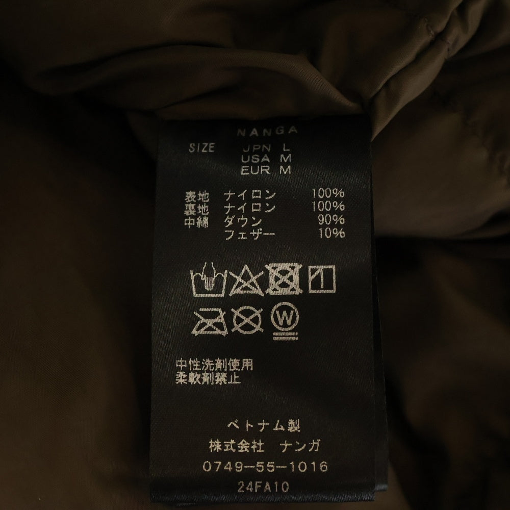 NANGA(ナンガ) 24AW AURORA TEX DOWN JACKET オーロラ テックス ダウンジャケット ブルゾン グレー 24FA10
