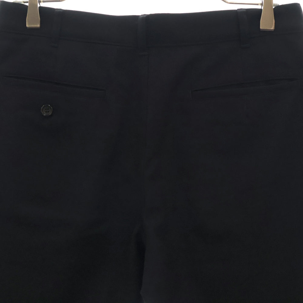 COMME des GARCONS(コムデギャルソン) 15AW AD2015 切替デザイン ウール ノータック スラックスパンツ ブラック GP-P008