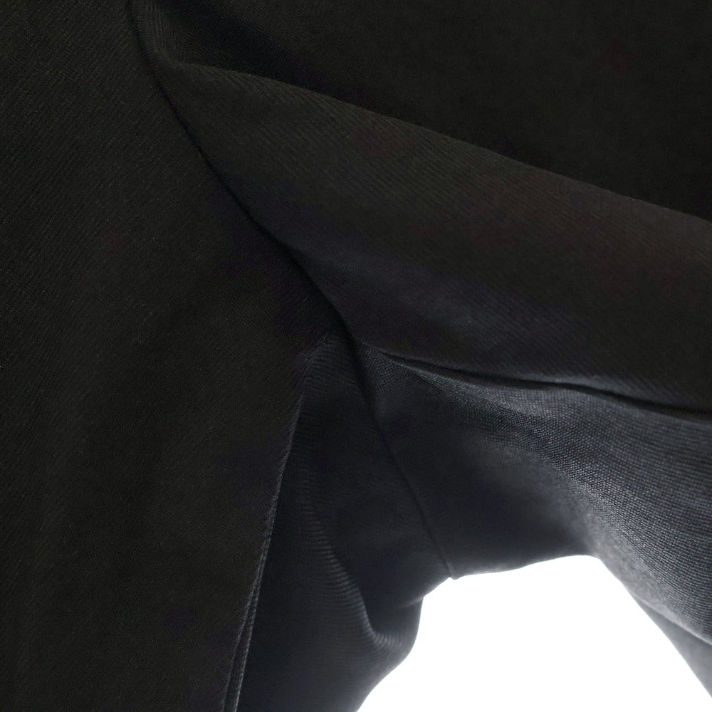 COMME des GARCONS(コムデギャルソン) 17AW AD2017 ポリ縮絨 ノータック スラックスパンツ ブラック GT-P028