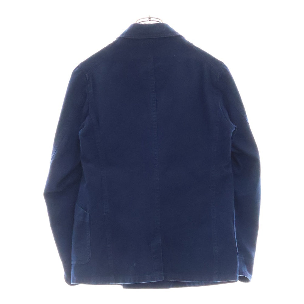 JUNYA WATANABE COMME des GARCONS(ジュンヤワタナベ コムデギャルソン) 13SS AD2012 製品染め ダブル コットン ワークジャケット ブルー JK-J202