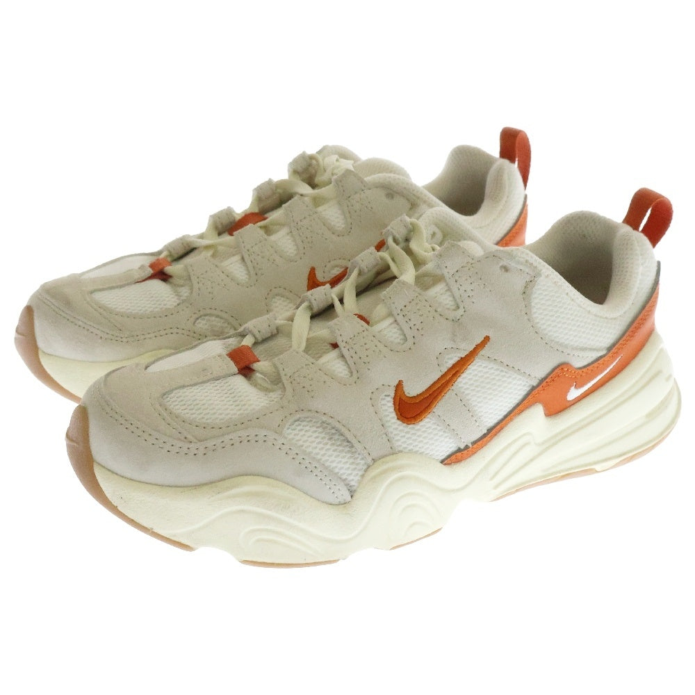 NIKE(ナイキ) WMNS TECH HERA ウィメンズ テックヘラ ローカットスニーカー レディース ホワイト/オレンジ US6/23cm FQ8107-133