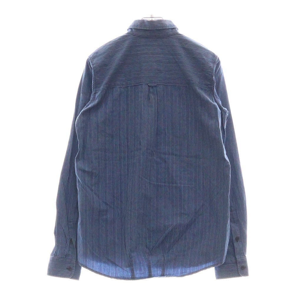GOLDEN GOOSE DELUXE BRAND(ゴールデングースデラックスブランド) ギンガムチェック ロングスリーブ 長袖 シャツ ブルー G15D043.A3