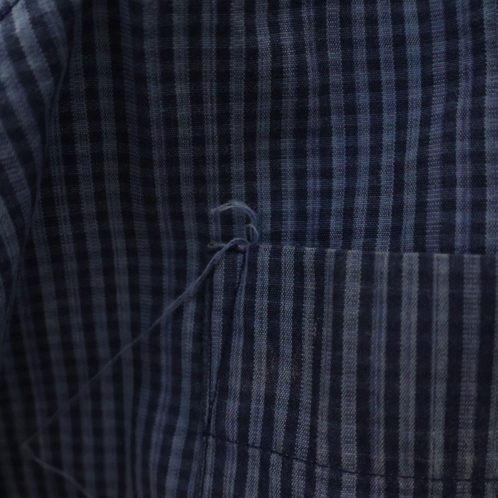GOLDEN GOOSE DELUXE BRAND(ゴールデングースデラックスブランド) ギンガムチェック ロングスリーブ 長袖 シャツ ブルー G15D043.A3