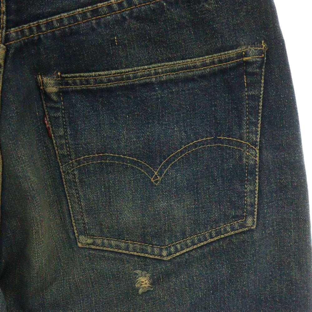 Levi's(リーバイス) 50S-60S VINTAGE 501ZXX ボタン裏20 ギャラ入り紙パッチ BIGE 隠しリベット オフセットループ グリッパージップ ヴィンテージ デニムパンツ インディゴ