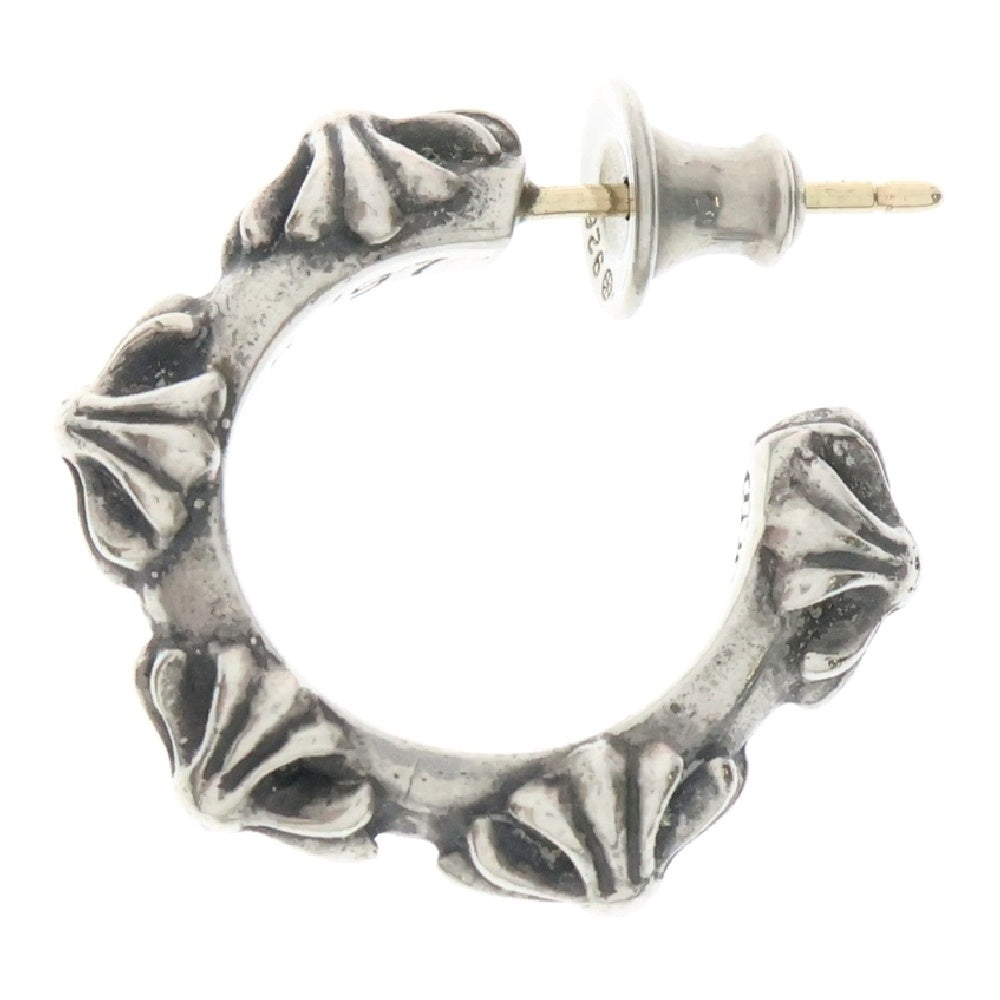 CHROME HEARTS(クロムハーツ) HOOP CROSS クロスバンド フープピアス シルバー BCA100