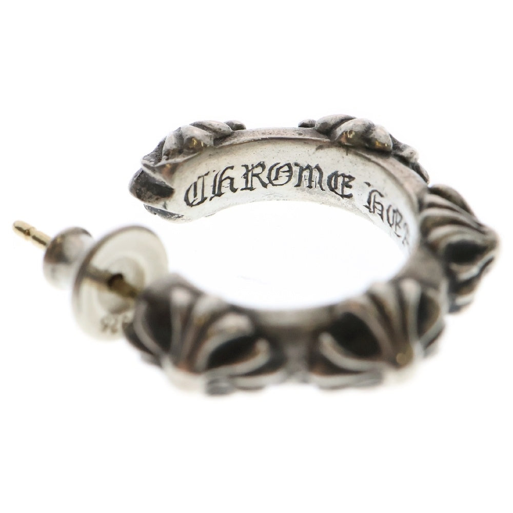 CHROME HEARTS(クロムハーツ) HOOP CROSS クロスバンド フープピアス シルバー BCA100