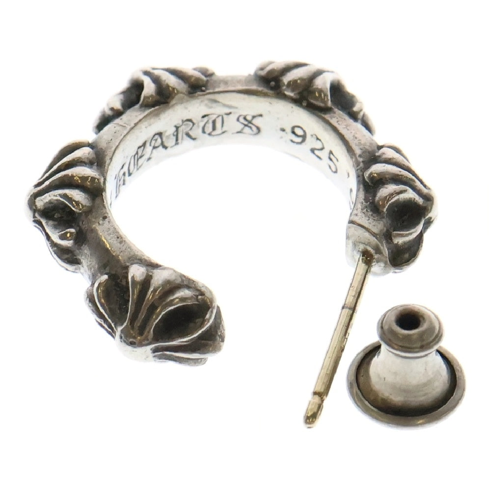 CHROME HEARTS(クロムハーツ) HOOP CROSS クロスバンド フープピアス シルバー BCA100