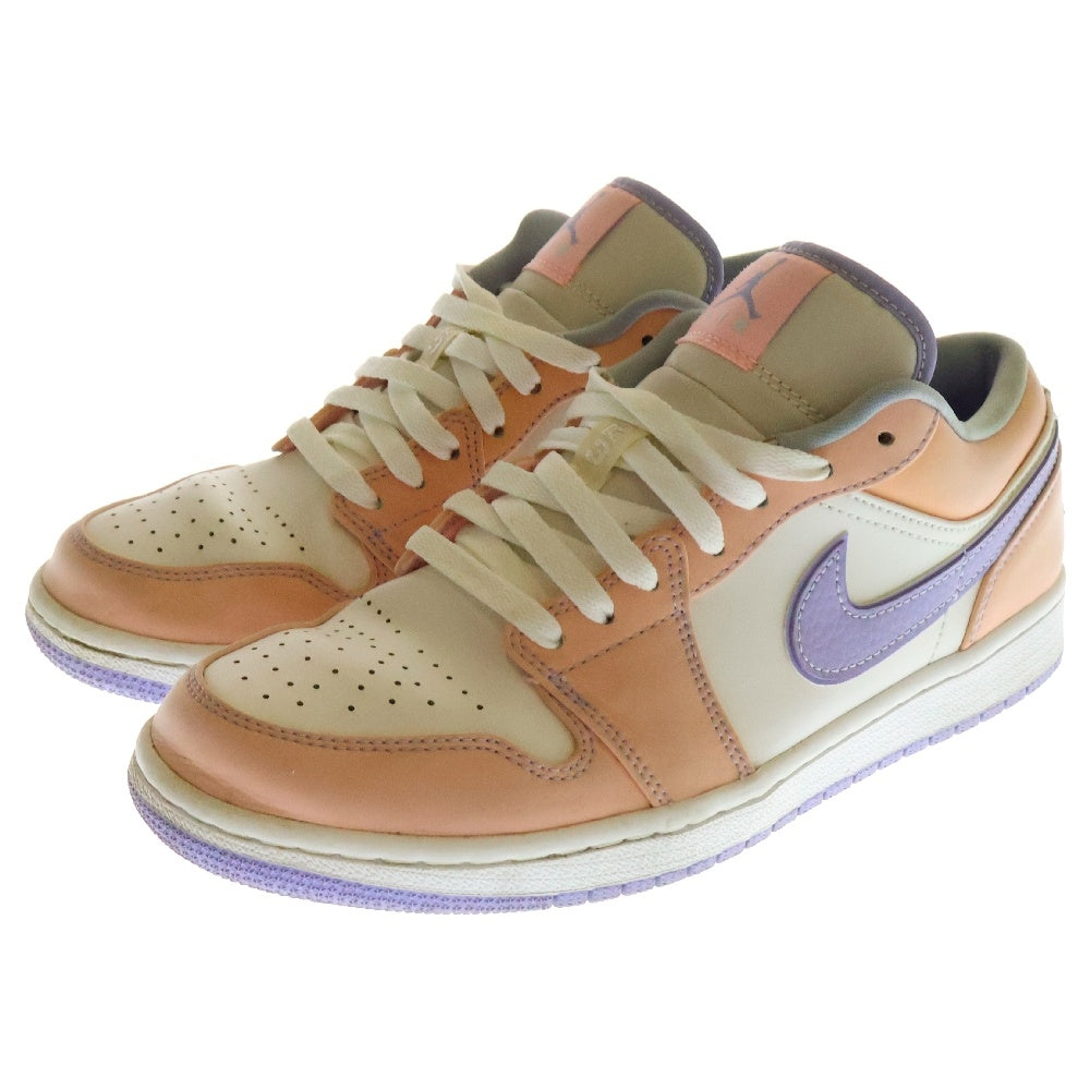 NIKE(ナイキ) AIR JORDAN1 LOW SE エアジョーダンワン ローカットスニーカー ホワイト ピンク US8.5/26.5cm CK3022-600